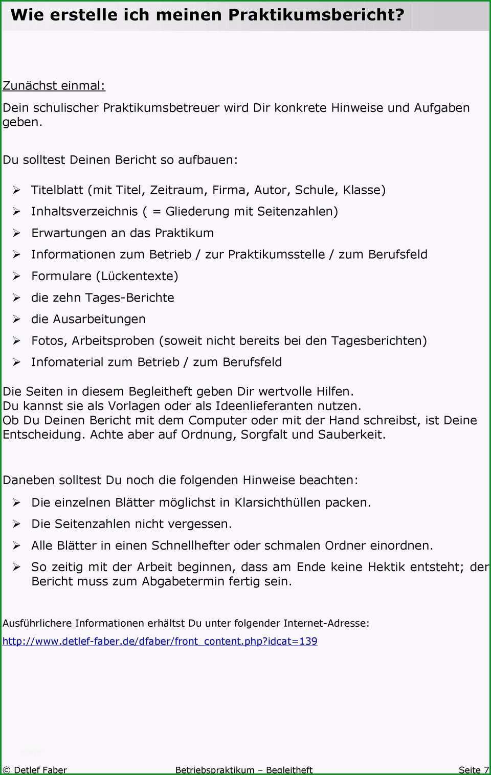 Mein betriebspraktikum