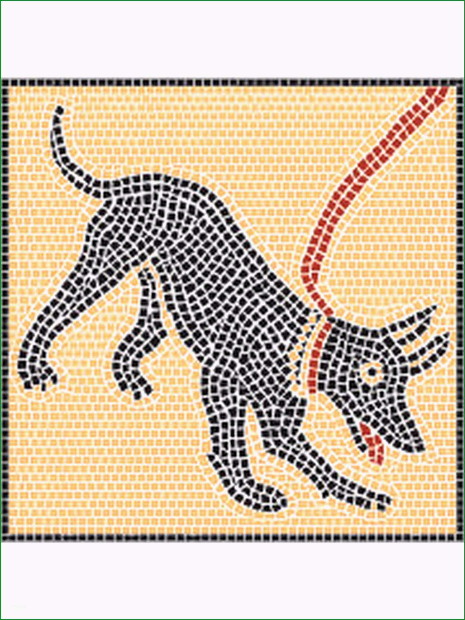Mosaik Vorlagen Vorlage Hund I