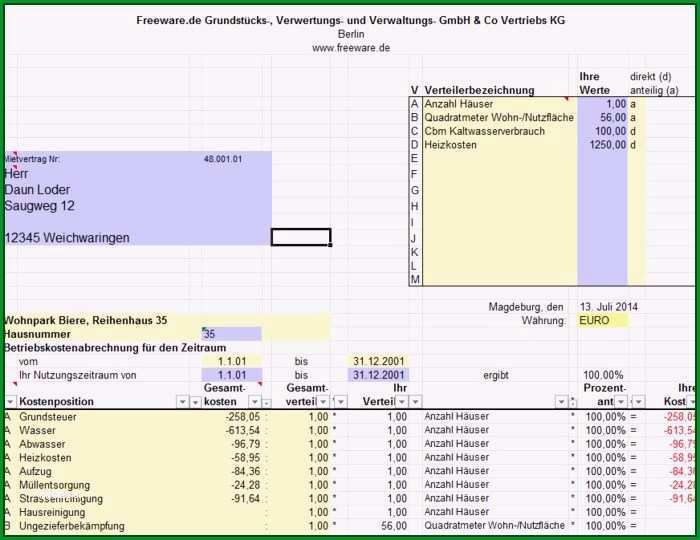 nebenkostenabrechnung vorlage haus und grund atemberaubend vorlage nebenkostenabrechnung haus und grund sus