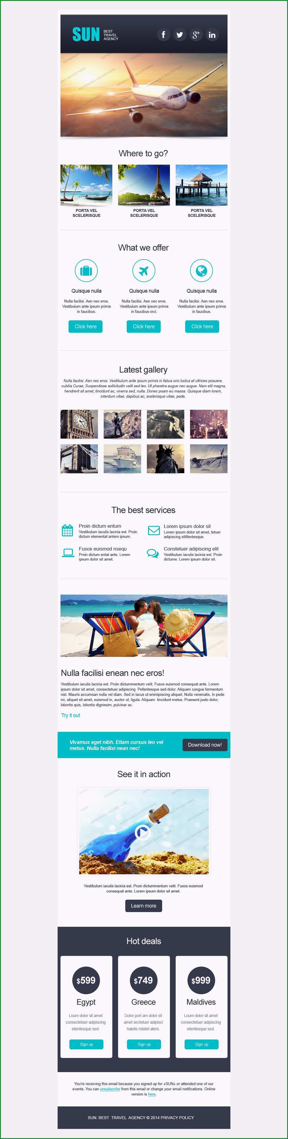 responsive email template