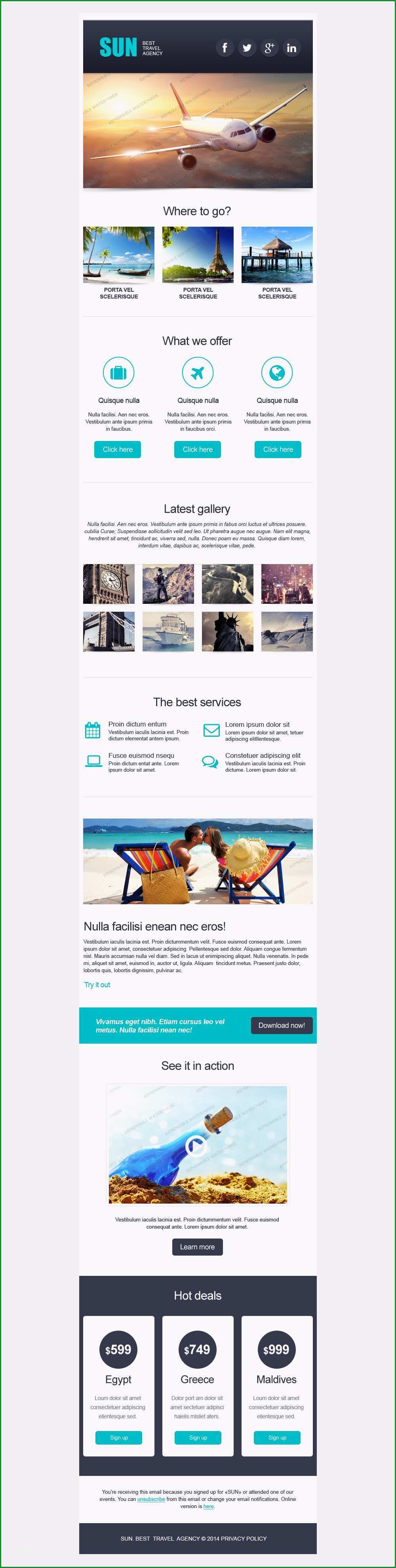 responsive email template