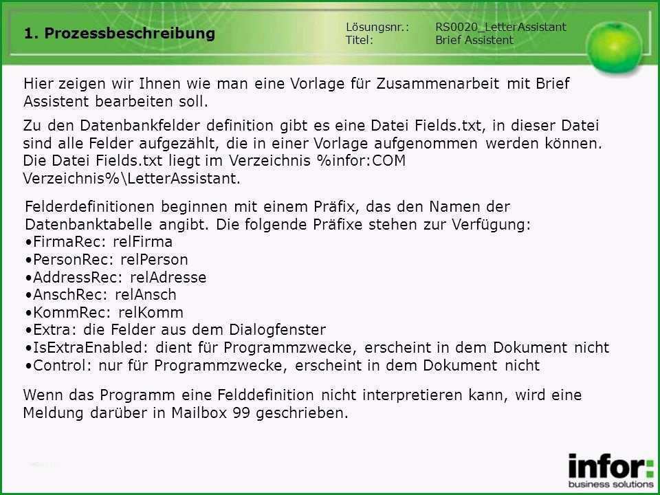 prozessbeschreibung vorlage word