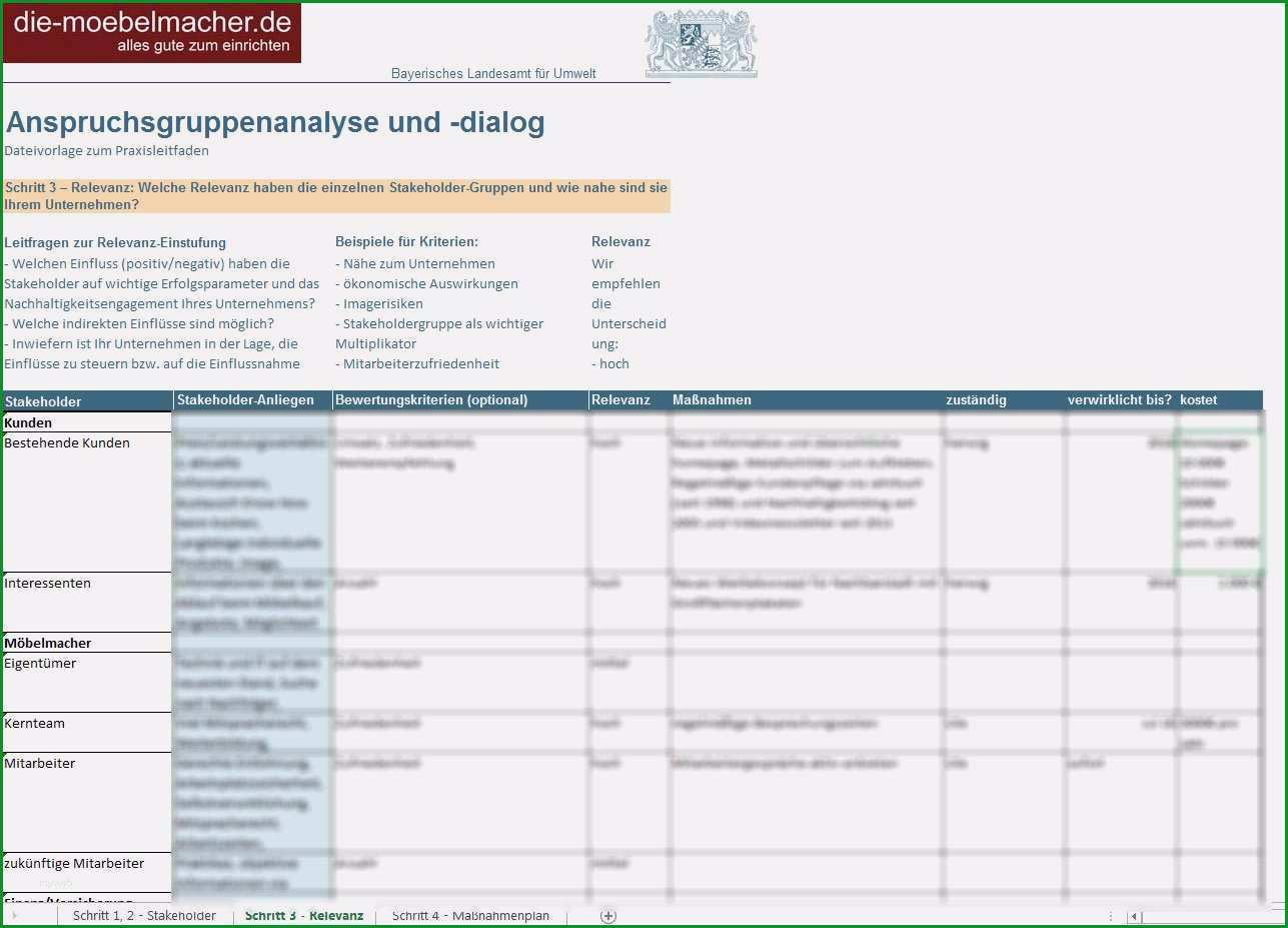 stakeholderanalyse excel vorlage beste atemberaubend stakeholder analyse vorlage galerie bilder