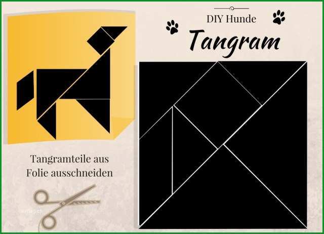 tangram vorlagen hund