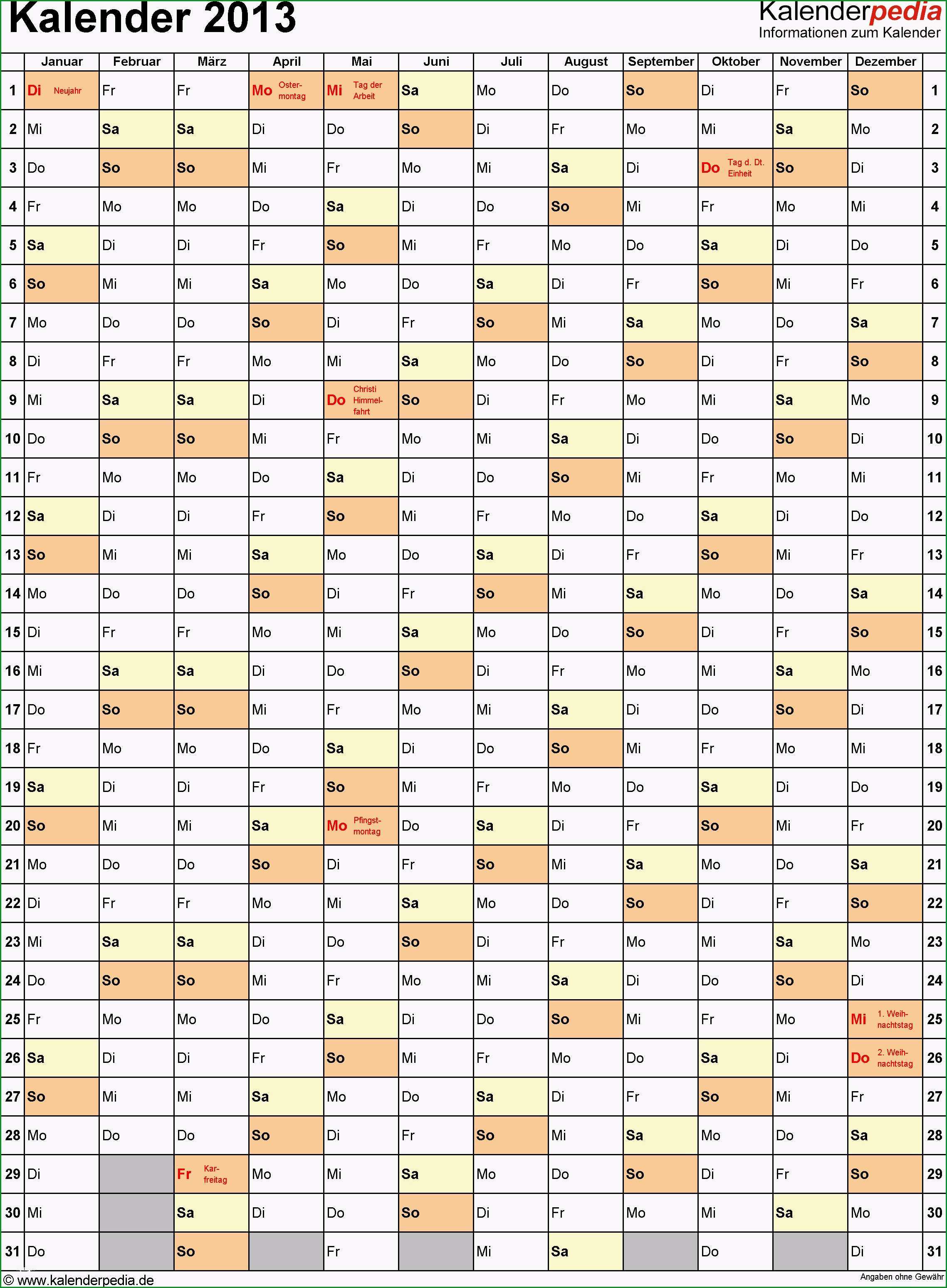 terminplaner excel vorlage kostenlos erstaunlich kalender 2013 excel zum ausdrucken 12 vorlagen kostenlos