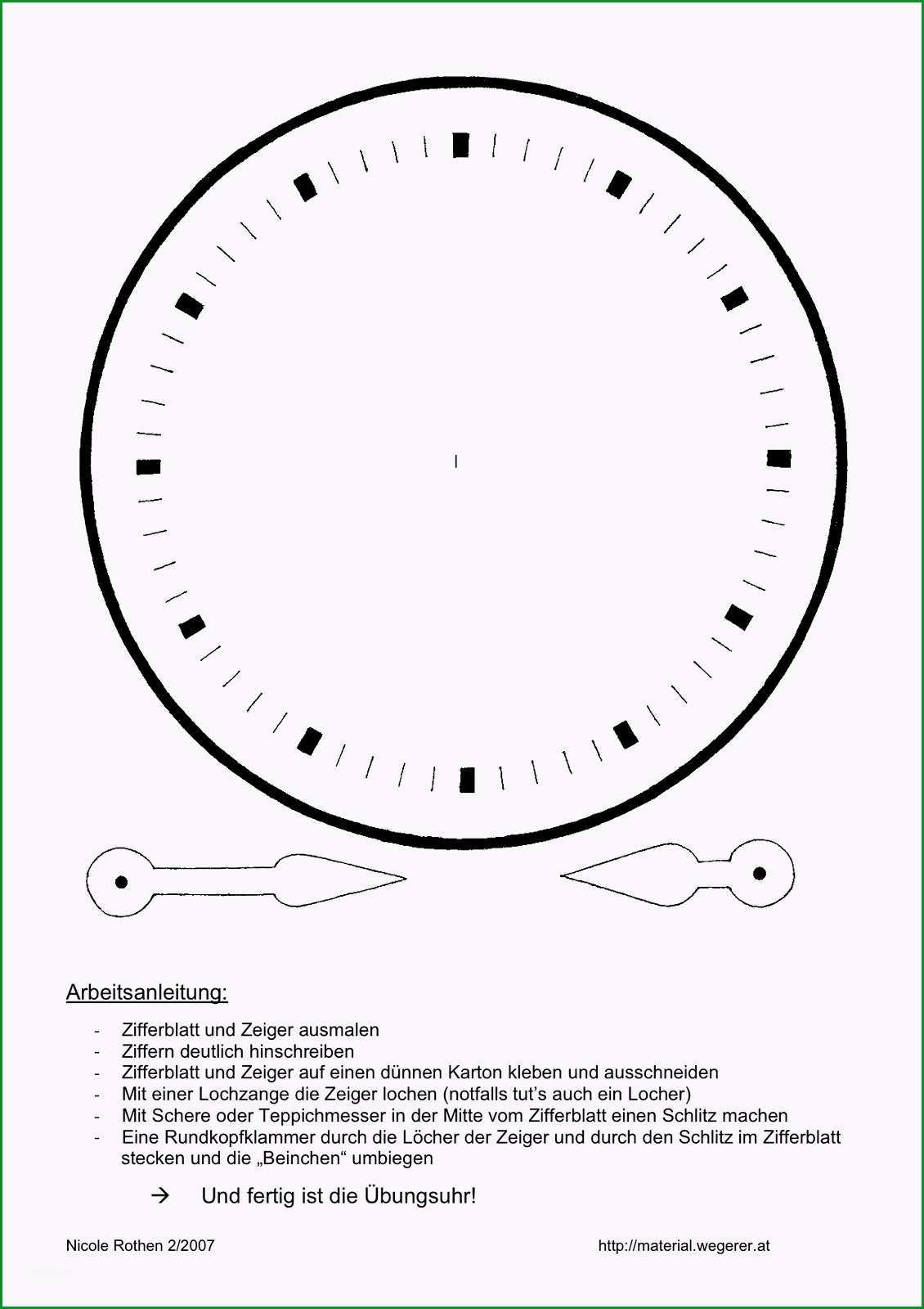uhr basteln vorlage dansenfeesten verwandt mit ausmalbilder uhr vorlagen