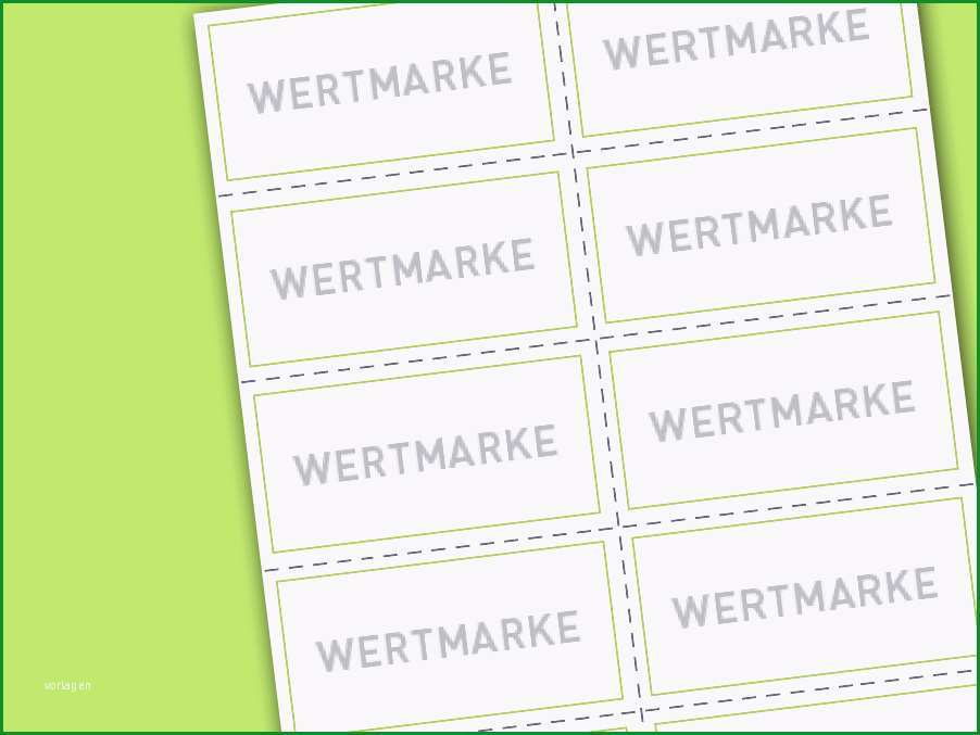 wertmarken drucken