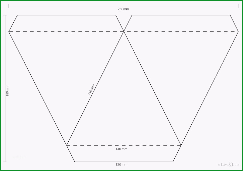 Schockieren Wimpelkette Selbst Gemacht Diy Mit Vorlage Zum Download