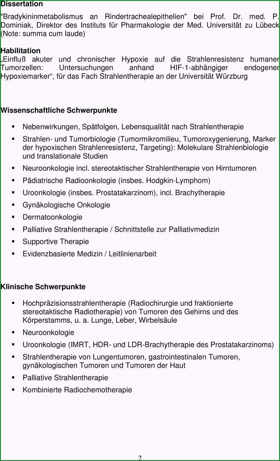 wissenschaftlicher lebenslauf