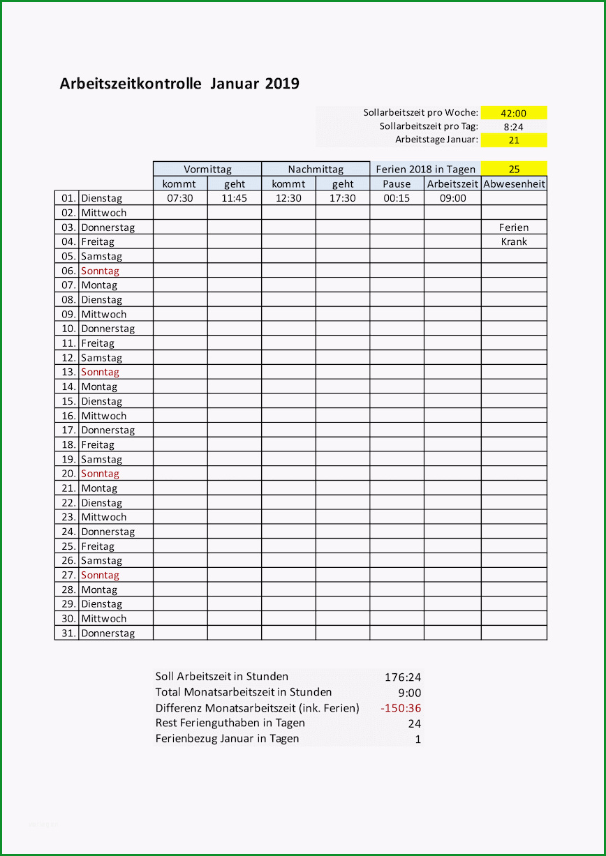 arbeitszeiterfassung