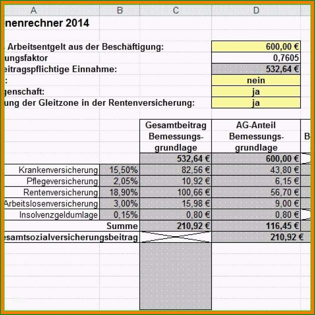 Selten 11 Gehaltsabrechnung Vorlage Excel