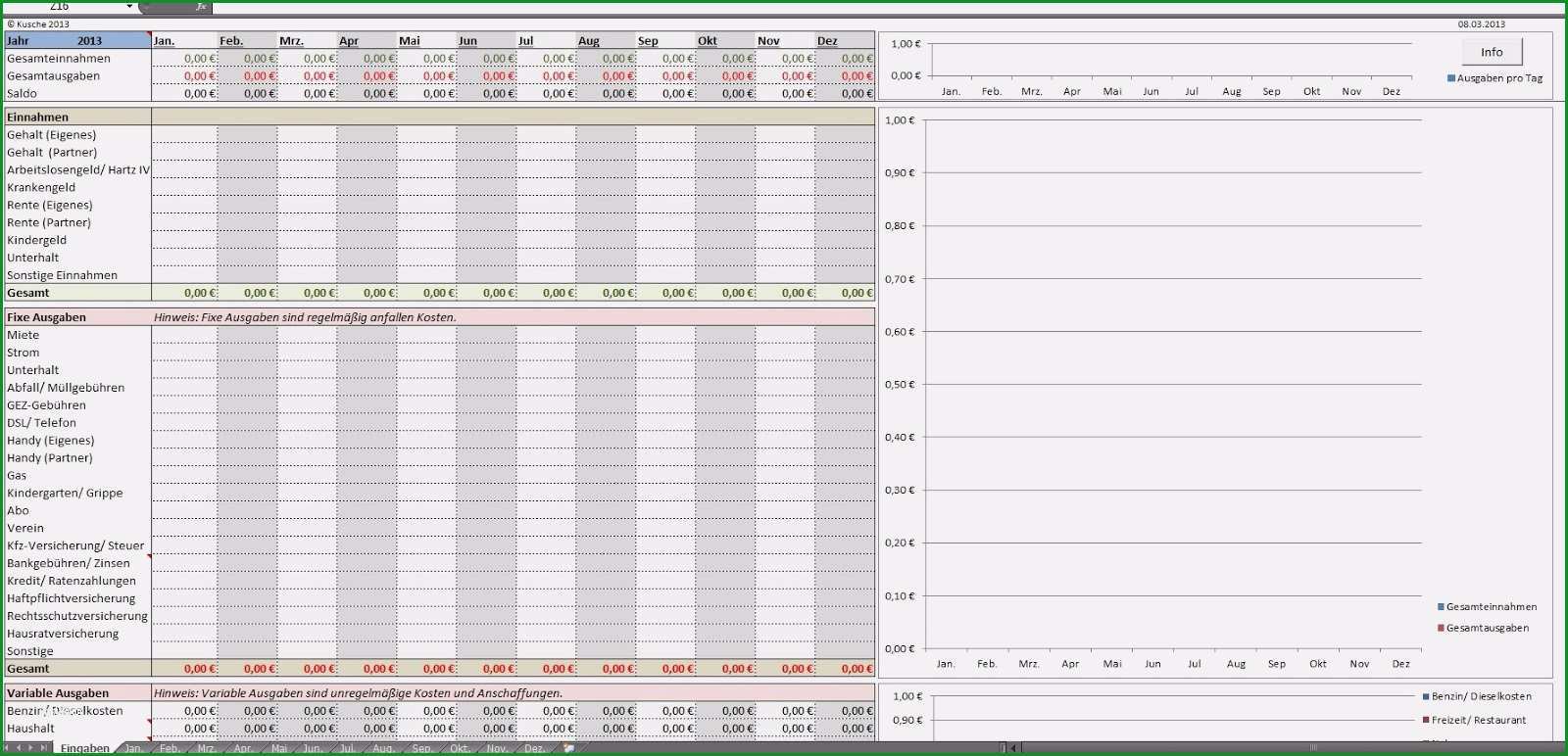 15 vorlage haushaltsbuch excel