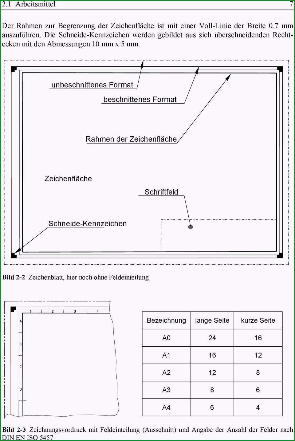 17 schriftfeld technische zeichnung vorlage a4