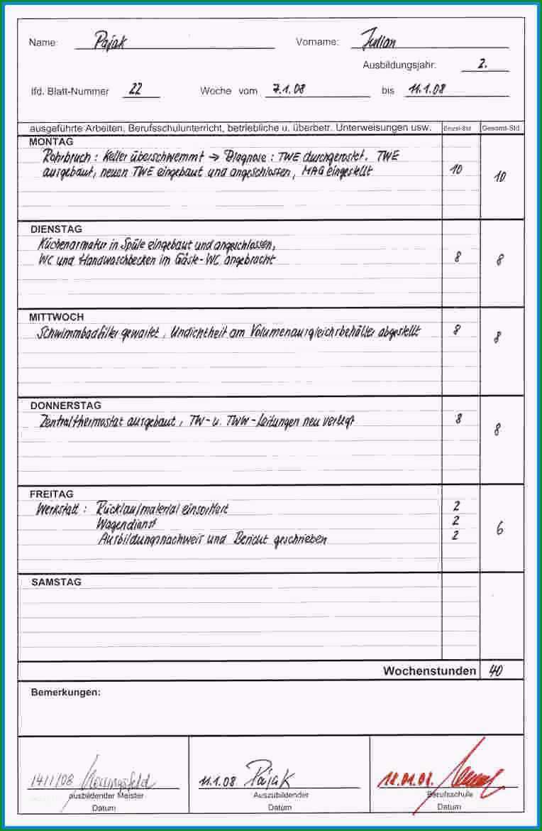 20 praktikumsbericht vorlage pdf