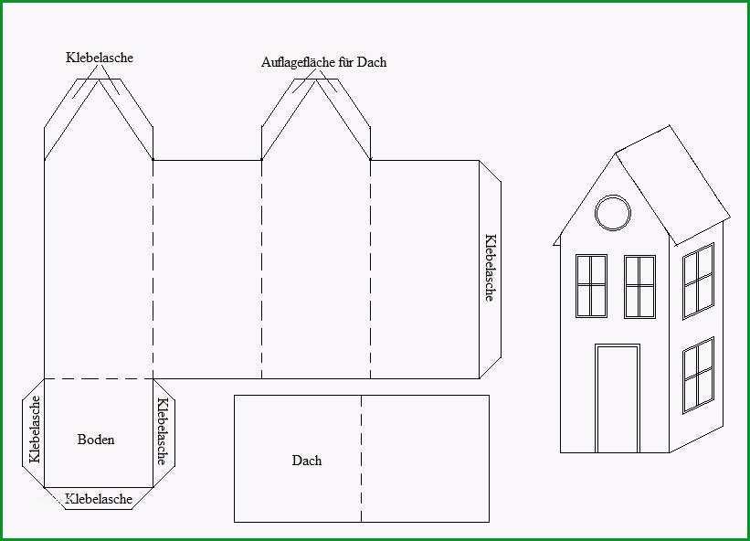 anleitung zum basteln haeuschen aus papier falten