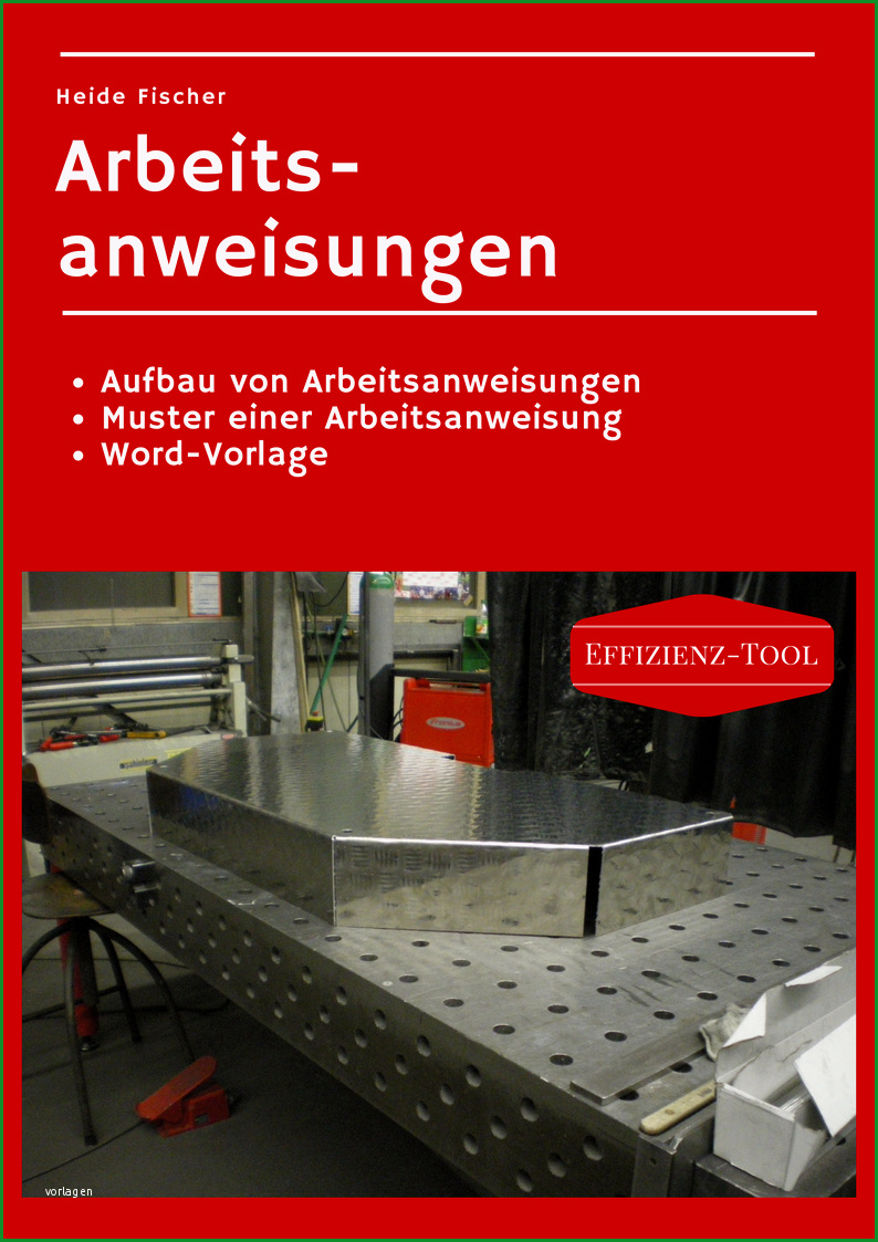 arbeitsanweisung muster word