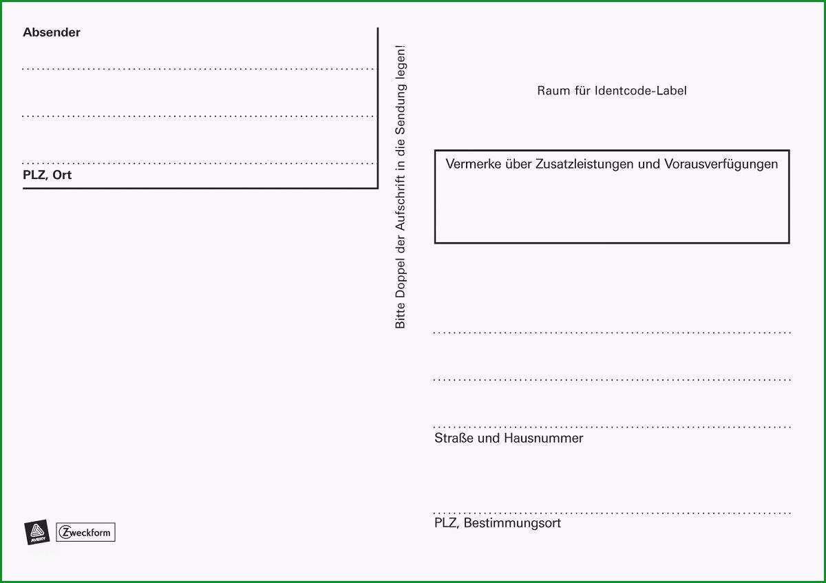 21 Phänomenal Brief Adressaufkleber Vorlage Für 2019 1