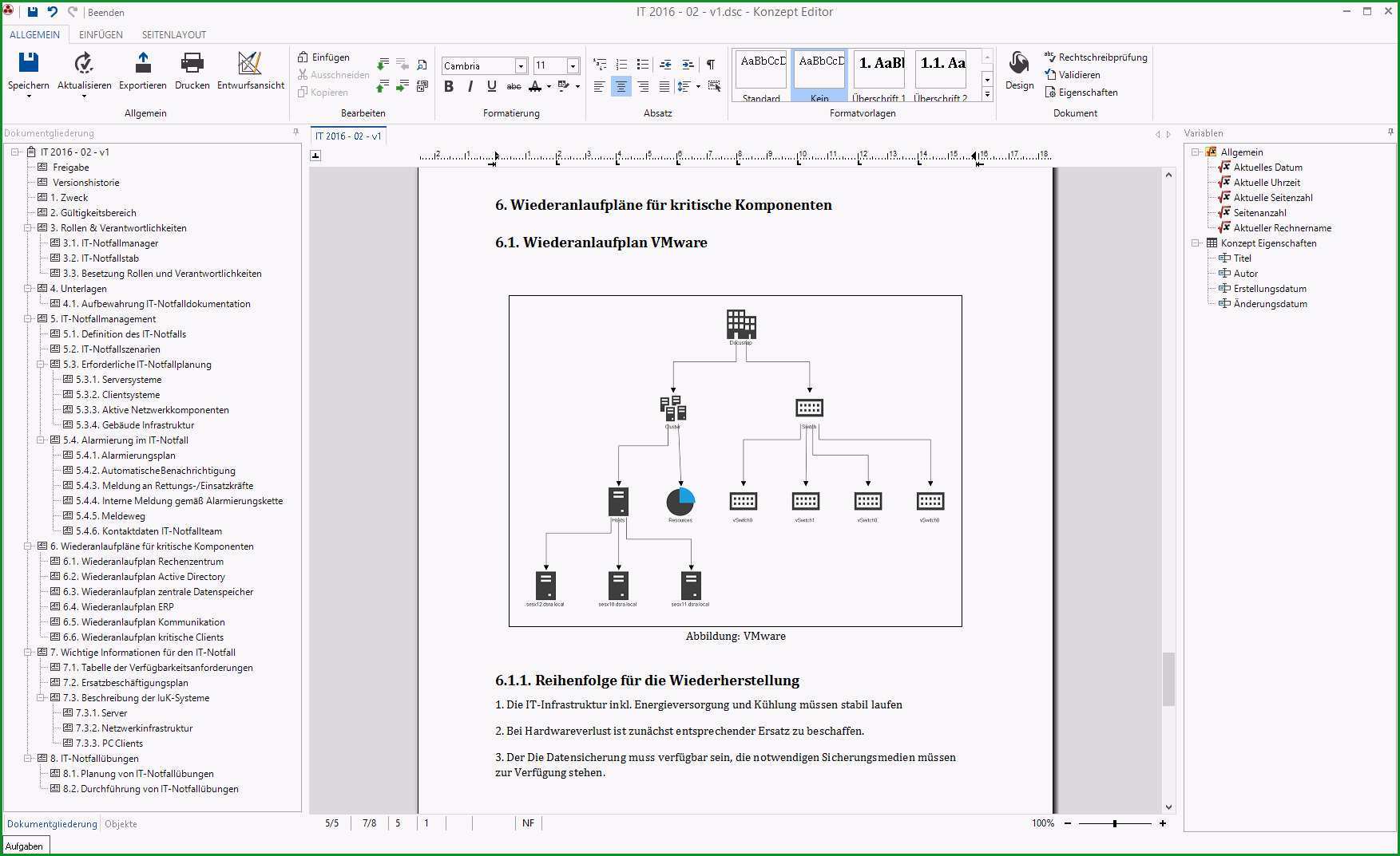 betriebshandbuch vorlage word exklusiv ithandbuch und itnotfallhandbuch mit docusnap erstellen