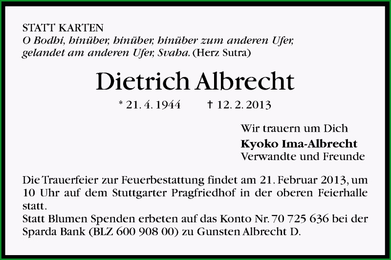 albrechtd und abartigen sprechen