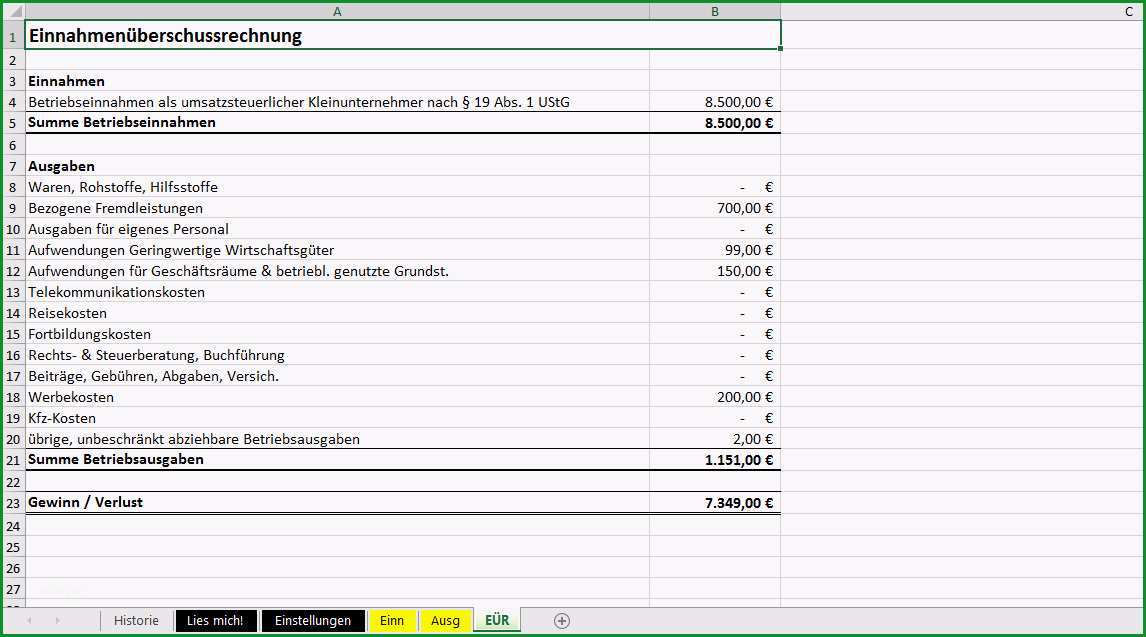 buchhaltung kleingewerbe excel vorlage vonvorteil excelvorlage formlosegewinnermittlung pierre tunger