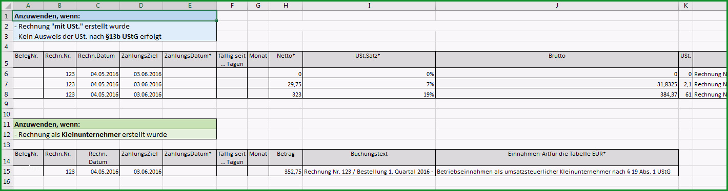 excel vorlage erstellung angebot rechnung produktdatenbank kundendatenbank