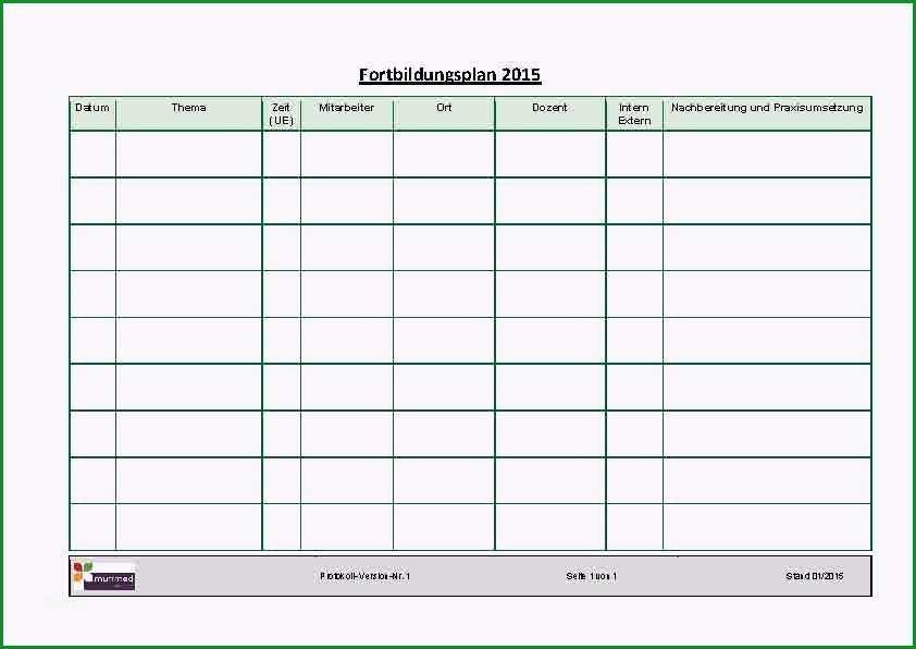 Formulare Protokolle 1292