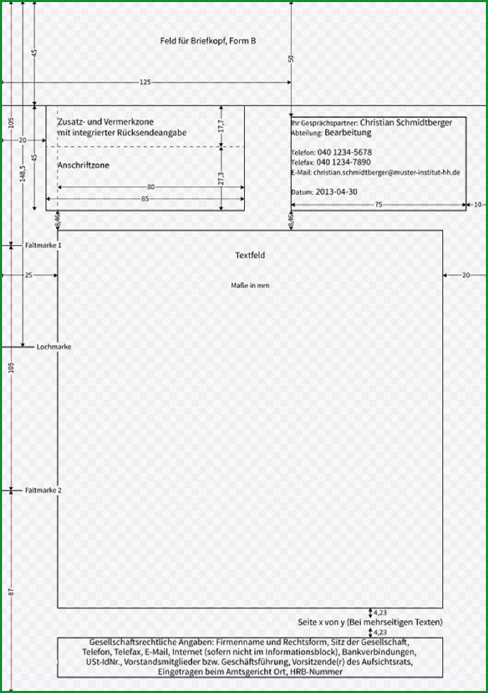 geschaeftsbrief vorlage