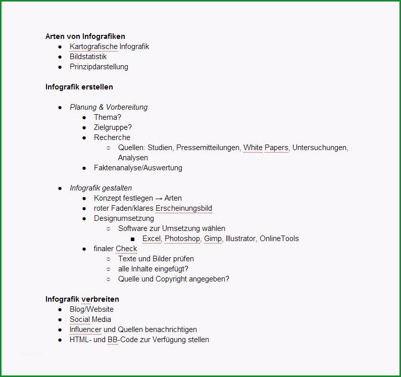 infografik erstellen