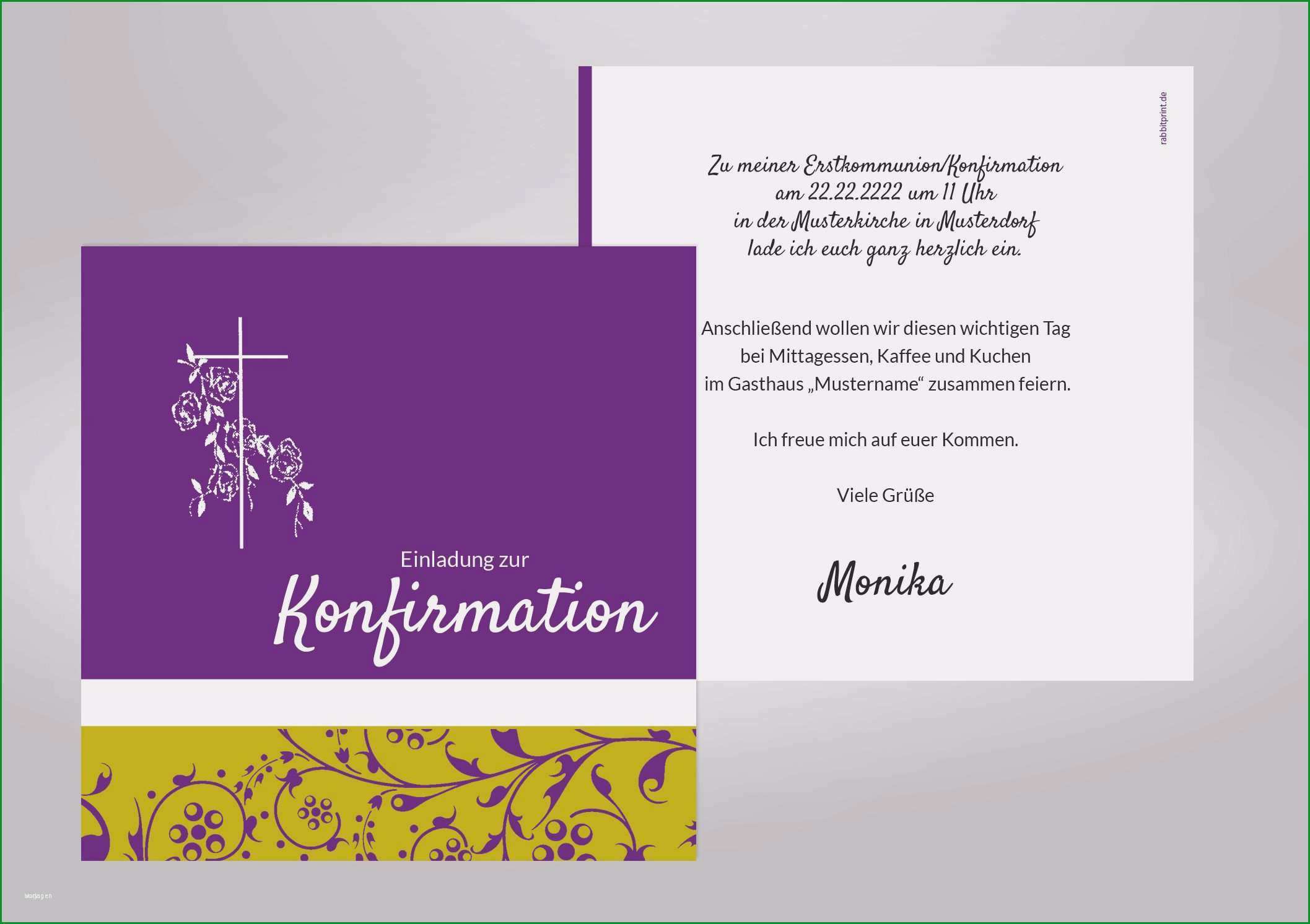 konfirmation einladungskarten einladungskarten konfirmation innen konfirmation einladung vorlage