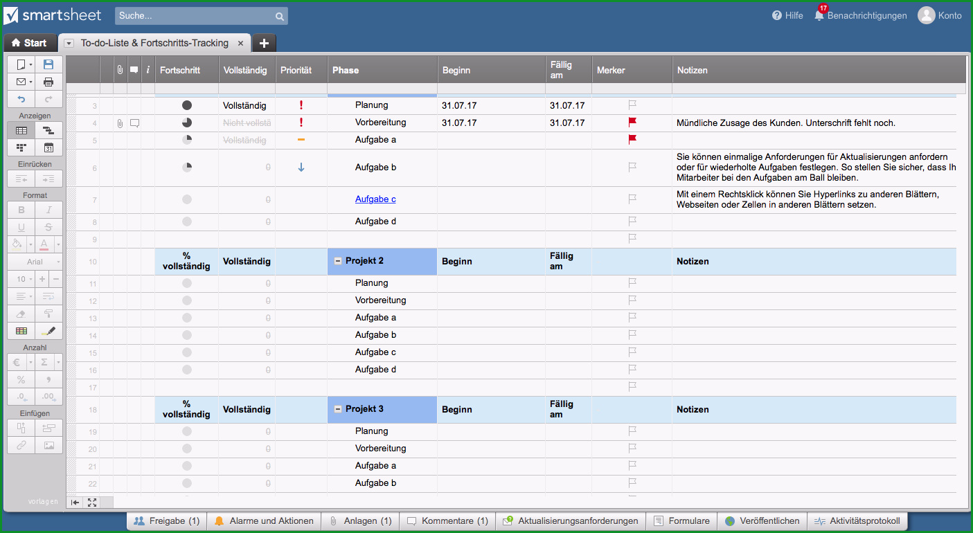 top excel vorlagen fuer projektmanagement