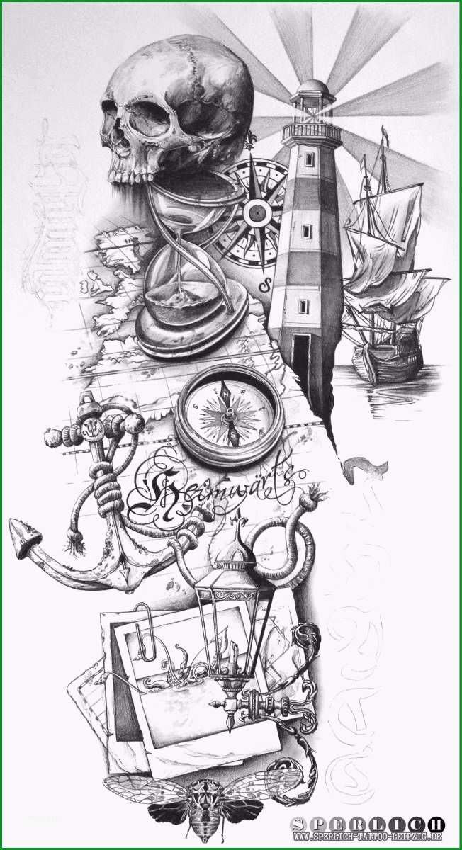 Bemerkenswert Leuchtturm Tattoo Vorlage Sie Kennen Müssen
