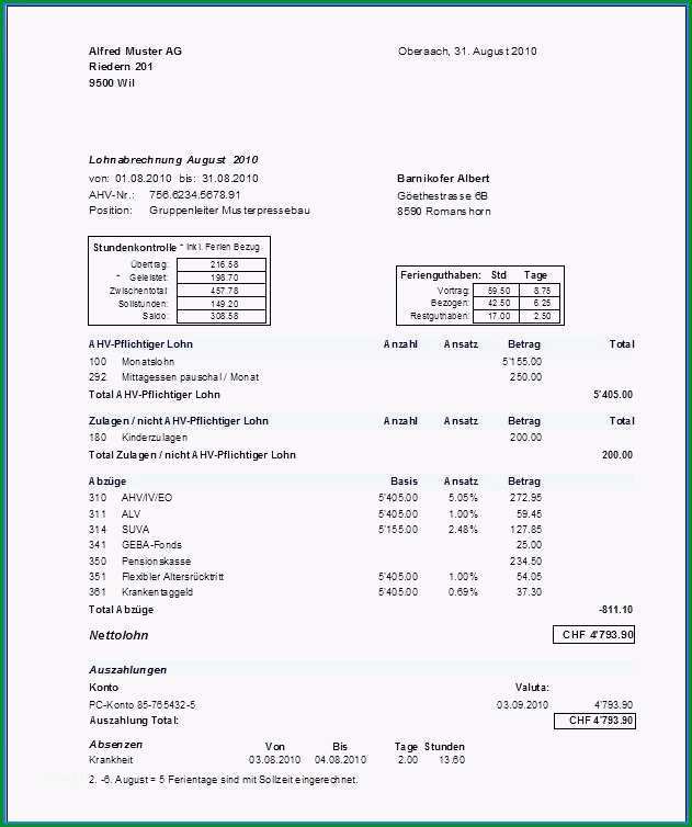 lohnabrechnung freiwillige krankenversicherung einfach lohnabrechnung vorlage 2016 design v 211 hf 2