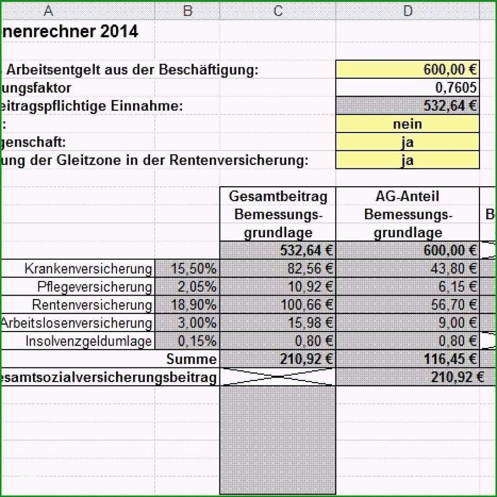 lohnabrechnung mit excel 1618