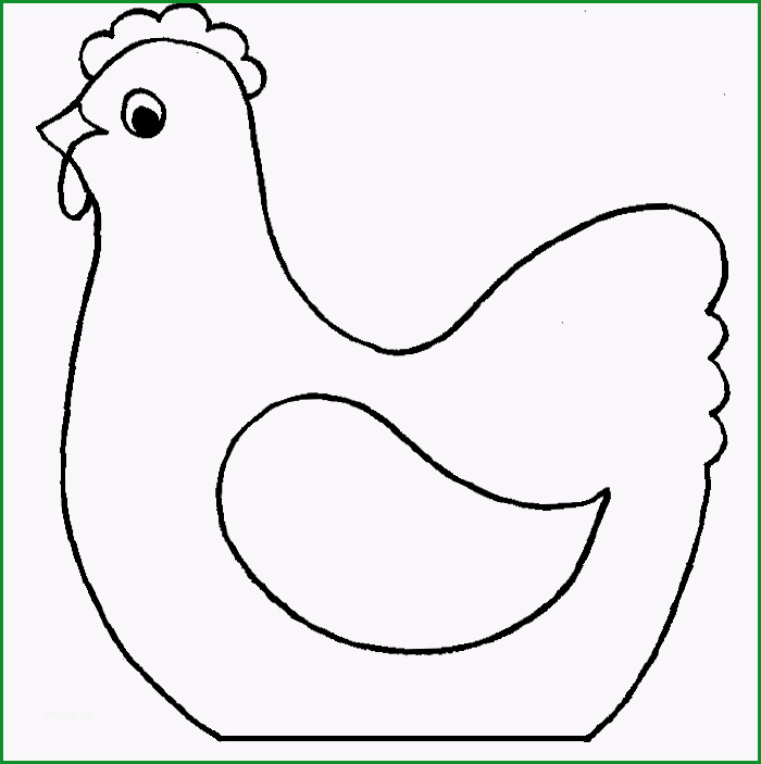 1 Außergewöhnlich Huhn Vorlage Kostenlos Für Sie - Kostenlos Vorlagen