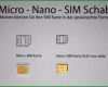 Selten Micro &amp; Nano Sim Schablone En &amp; Zuschneiden