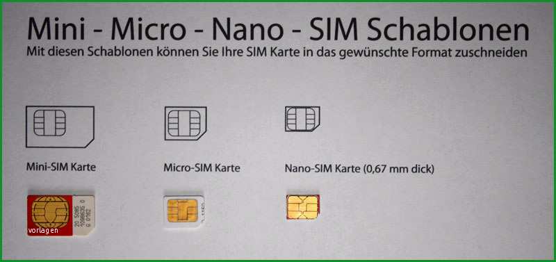 nano sim micro sim schablone und anleitung