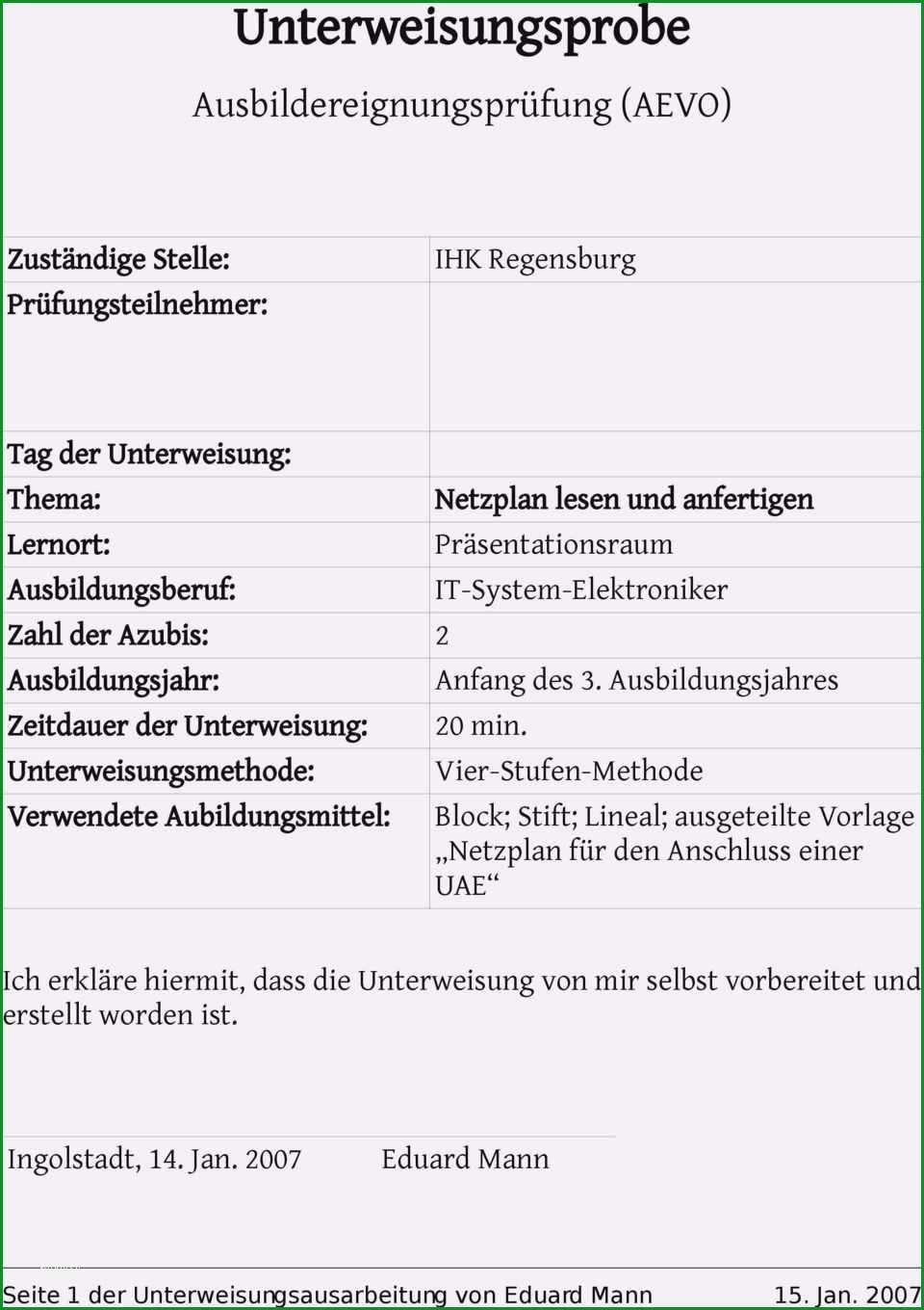 neu unterweisung arbeitssicherheit vorlage