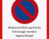 Selten Parken Verboten Schild Zum Ausdrucken Word