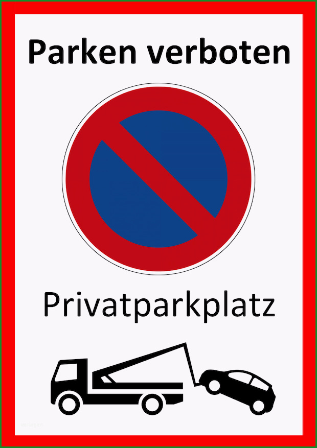 Selten Parken Verboten Schild Zum Ausdrucken Word