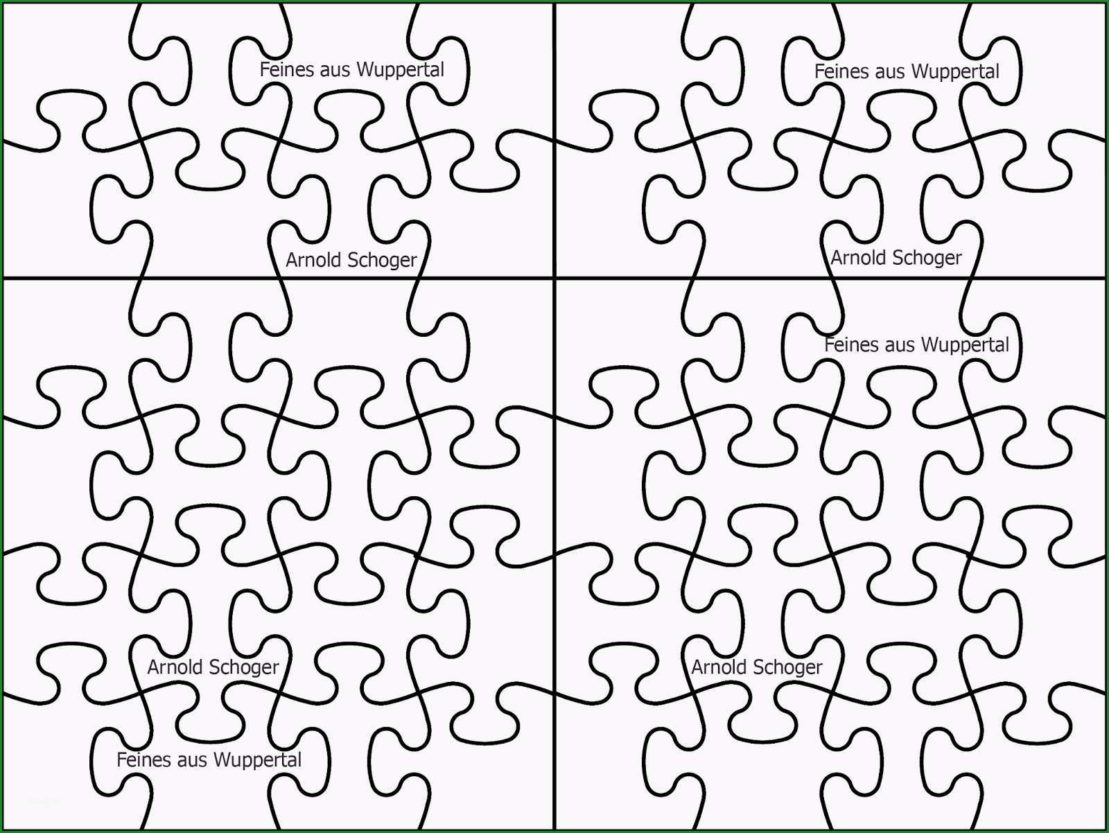 quader puzzle inkl vorlage