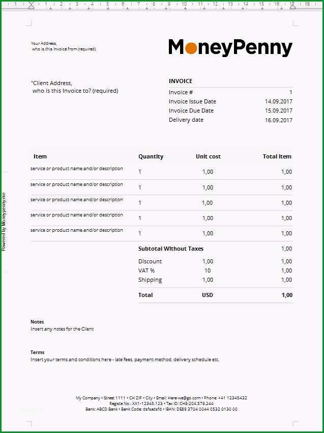 free invoice templates