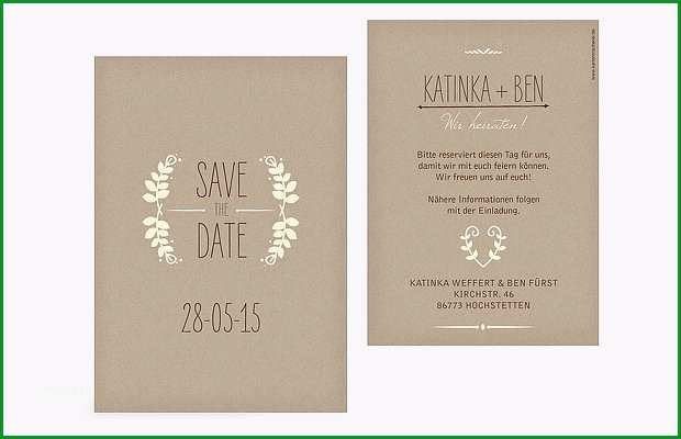 save the date karten