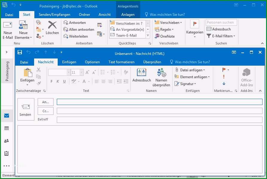 microsoft outlook e mail vorlagen erstellen