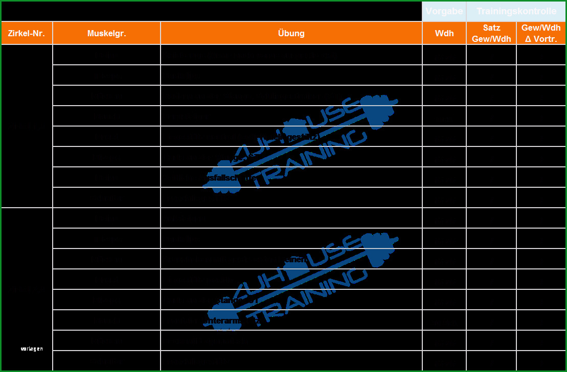 trainingsplan erstellen abnehmen