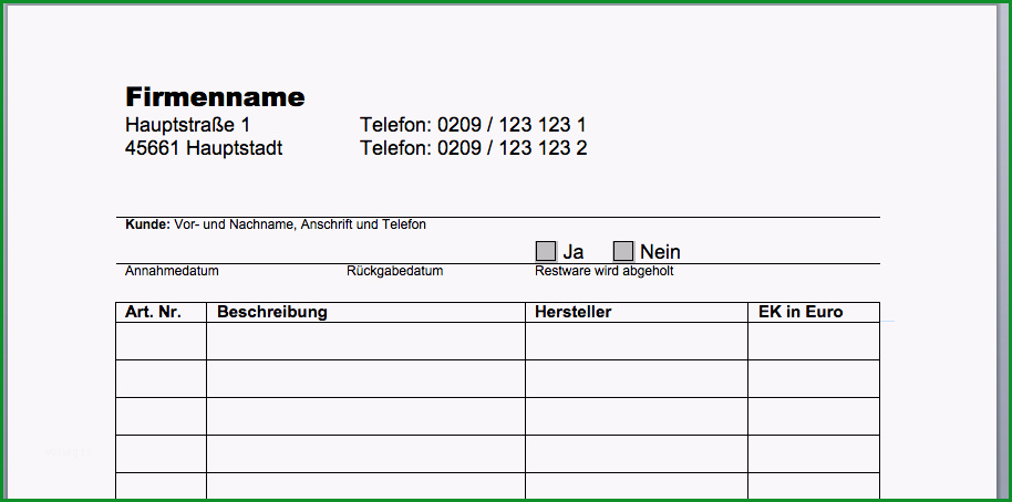 vorlage kommissionsvertrag word