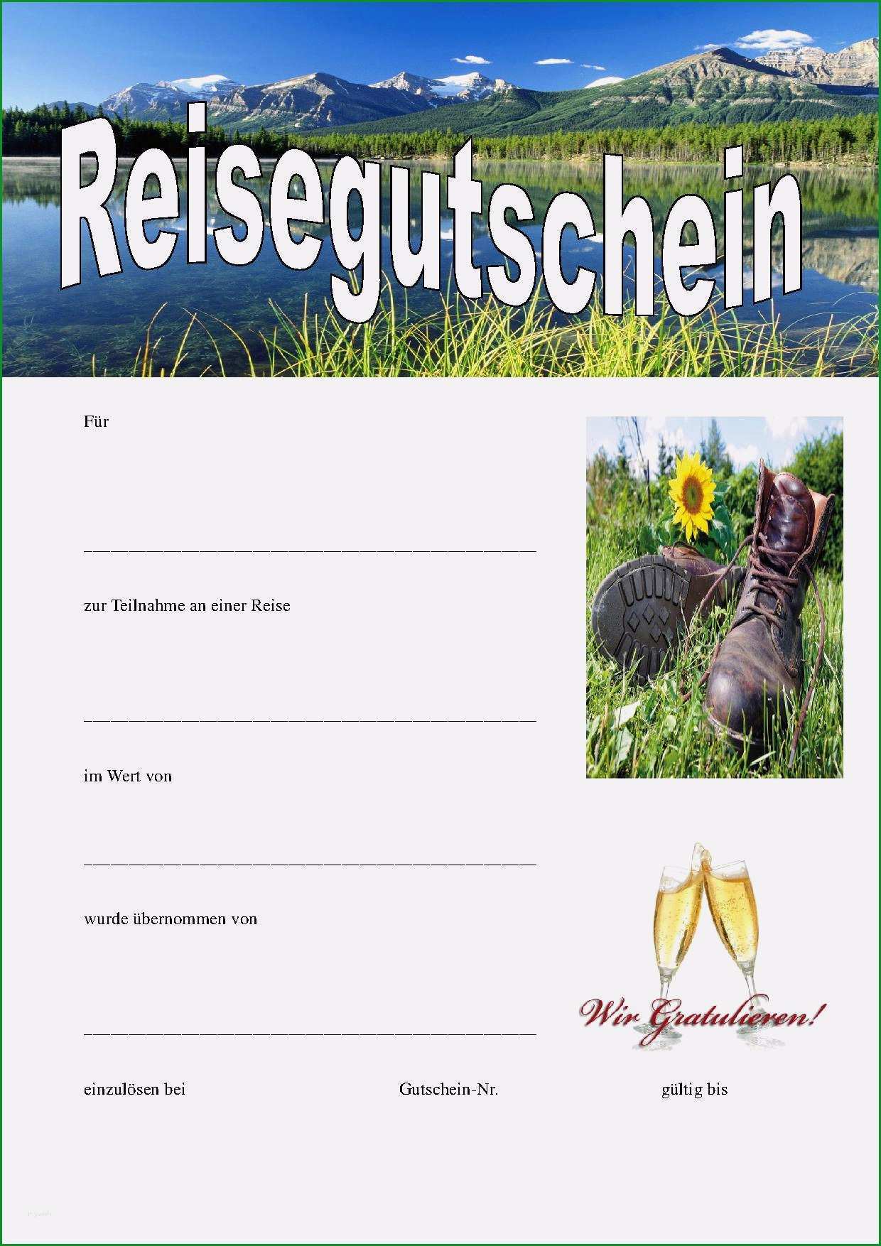 vorlage reisegutschein erstaunlich nett reise gutschein vorlage fotos beispiel anschreiben