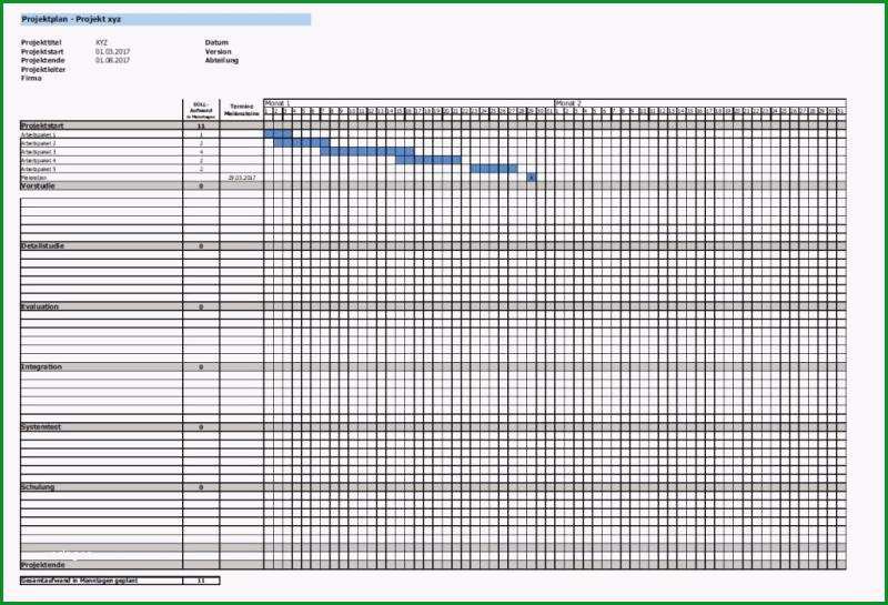 zeitplan vorlage