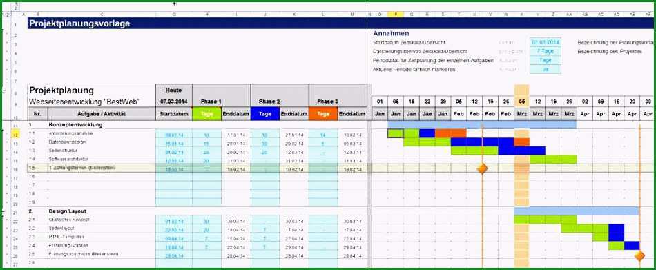 excel projektplan vorlage kostenlos uucble