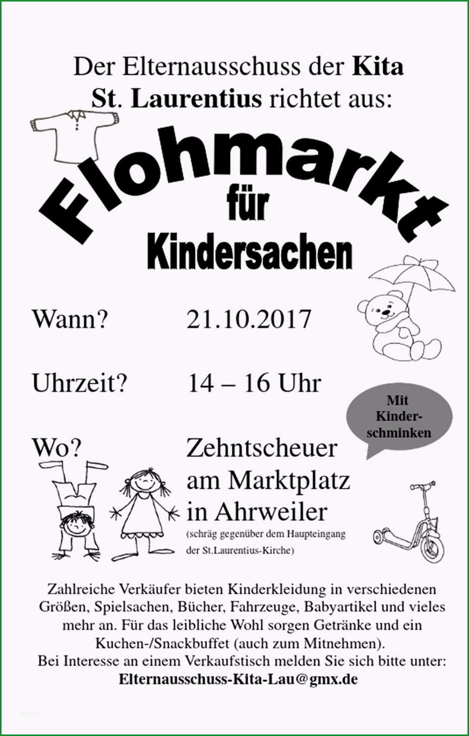 14 flohmarkt plakat vorlage