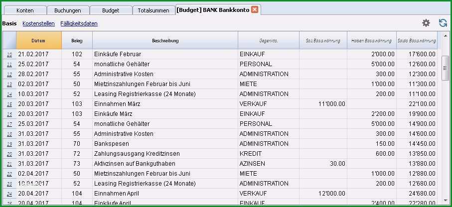 doppelte buchhaltung excel vorlage kostenlos